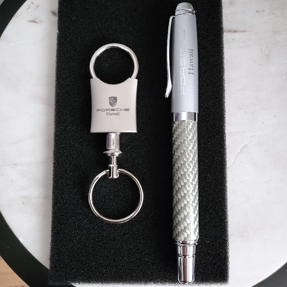 Porsche Hawaii Dealer Pen and Key Chain